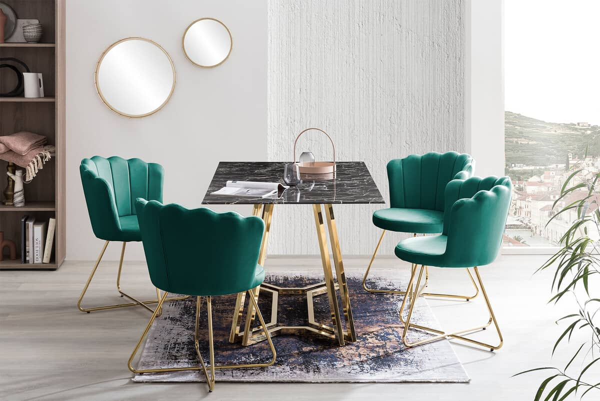 Kėdė SF227, žalia, 69x66x85 cm