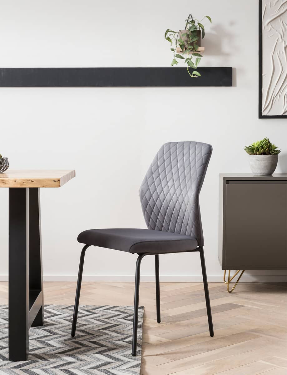 Kėdė SF350, pilka, 47x57x92 cm