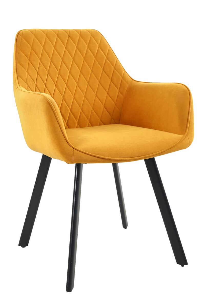 Kėdė SF197, geltona, 61x68x82 cm