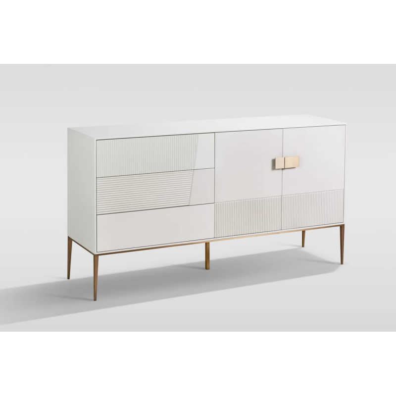 Komoda STILI, balta, 160x40x86 cm