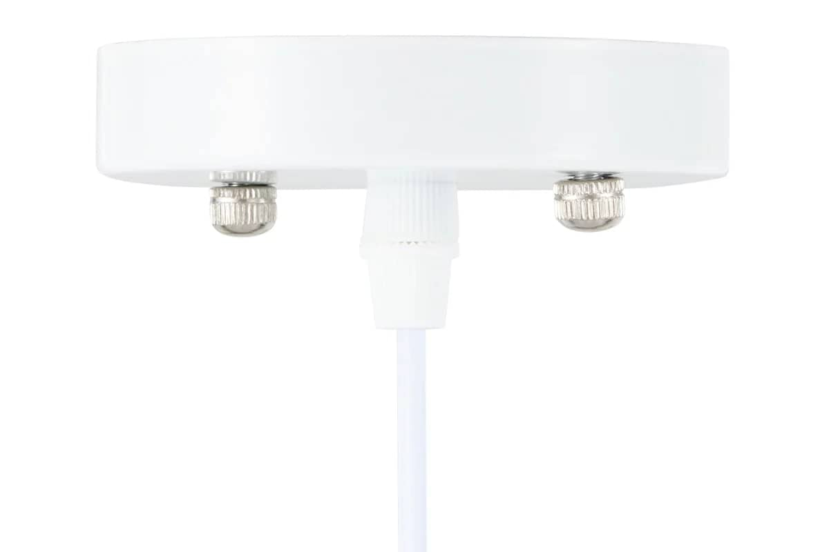 Pakabinamas šviestuvas LORA, baltas, 36x36x36 cm