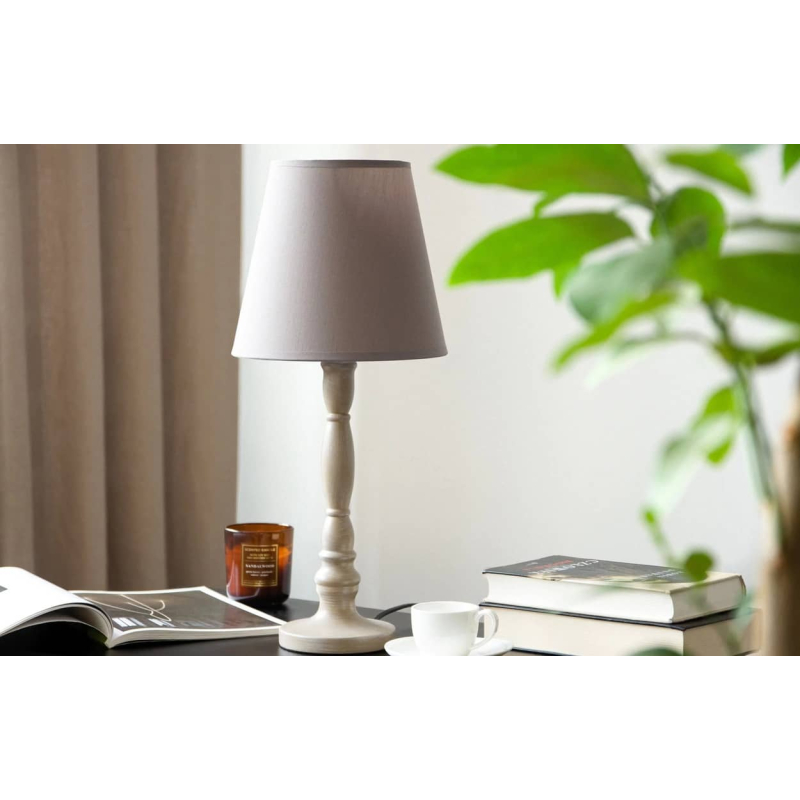 Stalinis šviestuvas GITA, smėlio, 18x18x42 cm