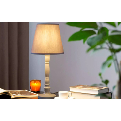 Stalinis šviestuvas GITA, smėlio, 18x18x42 cm