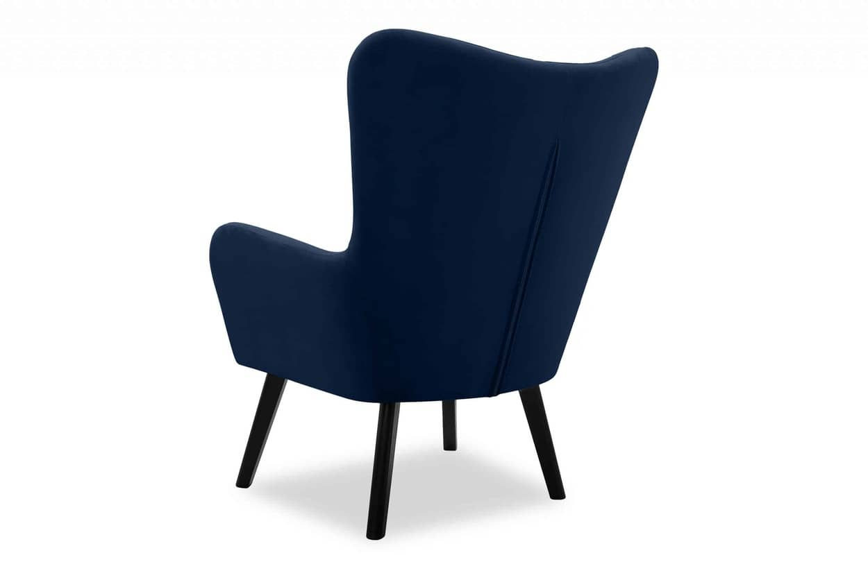 Fotelis GADO, mėlynas, 76x78x100 cm