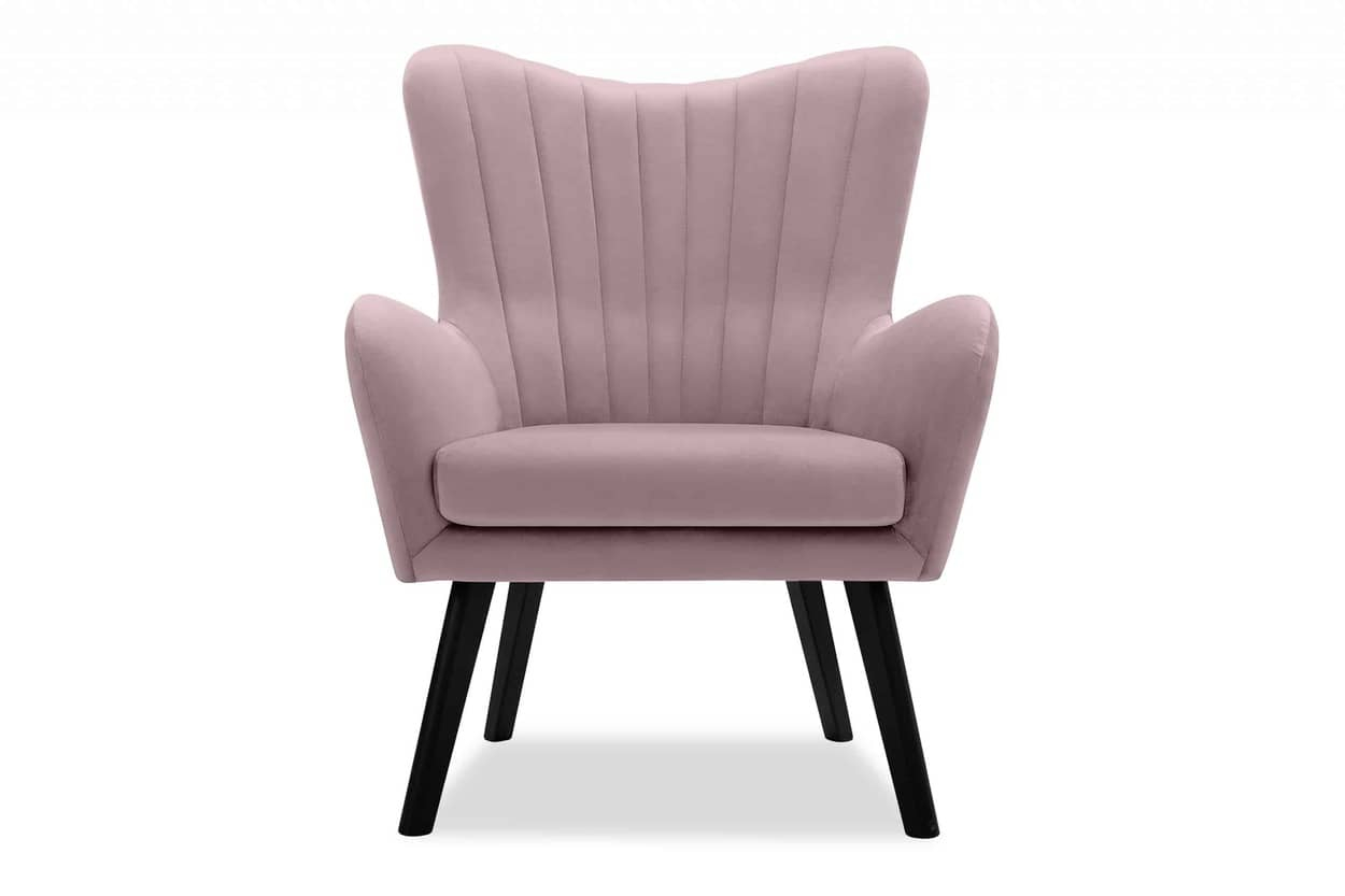 Fotelis GADO, rožinis, 76x78x100 cm