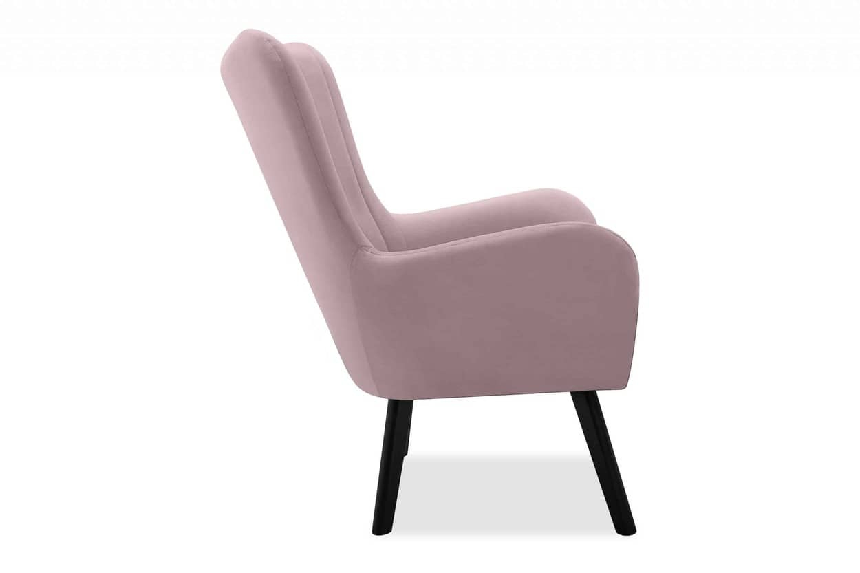 Fotelis GADO, rožinis, 76x78x100 cm