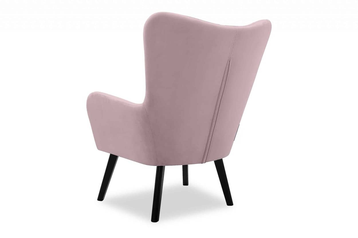 Fotelis GADO, rožinis, 76x78x100 cm