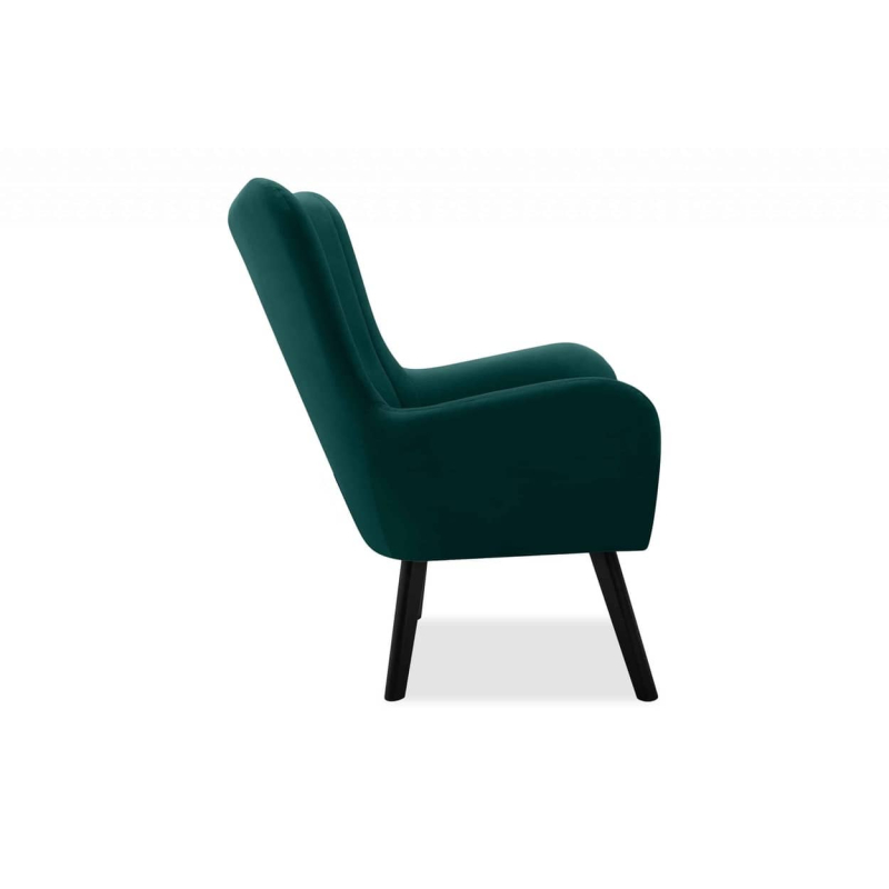 Fotelis GADO, jūros mėlynas, 76x78x100 cm