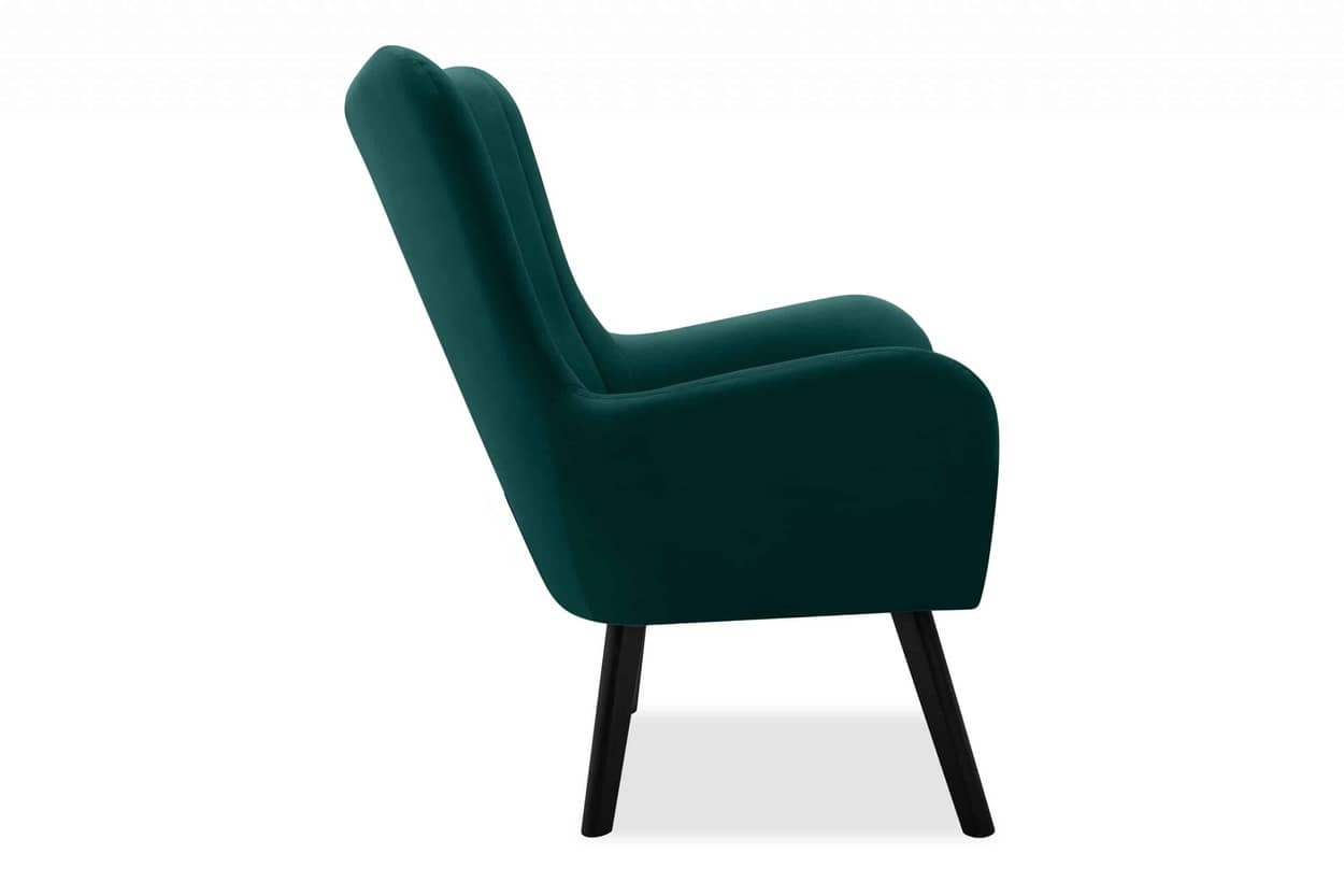 Fotelis GADO, jūros mėlynas, 76x78x100 cm