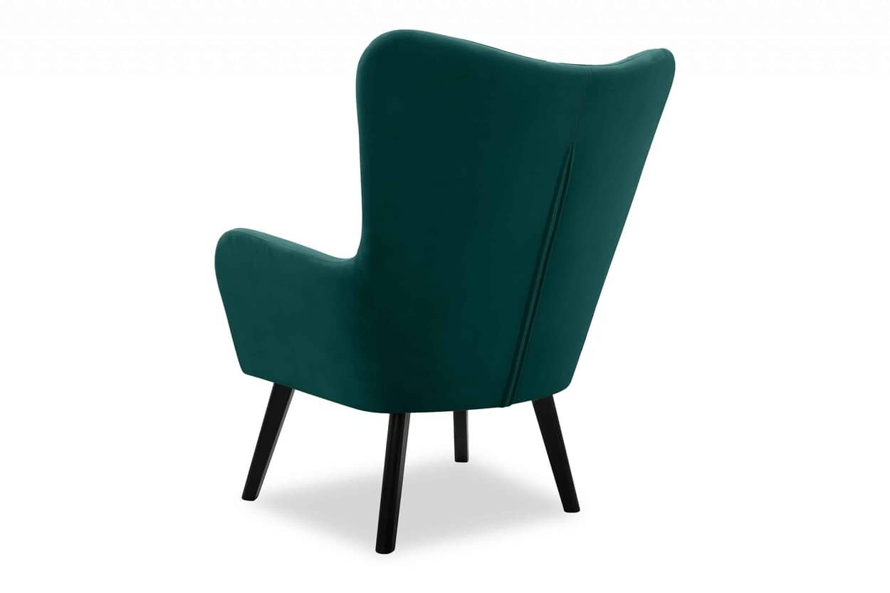 Fotelis GADO, jūros mėlynas, 76x78x100 cm