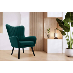 Fotelis GADO, jūros mėlynas, 76x78x100 cm