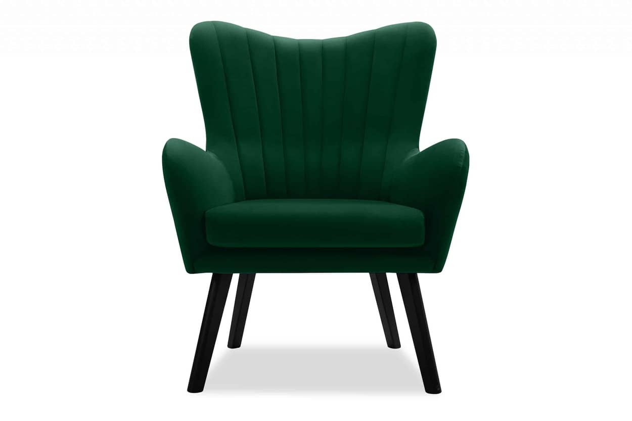 Fotelis GADO, žalias, 76x78x100 cm