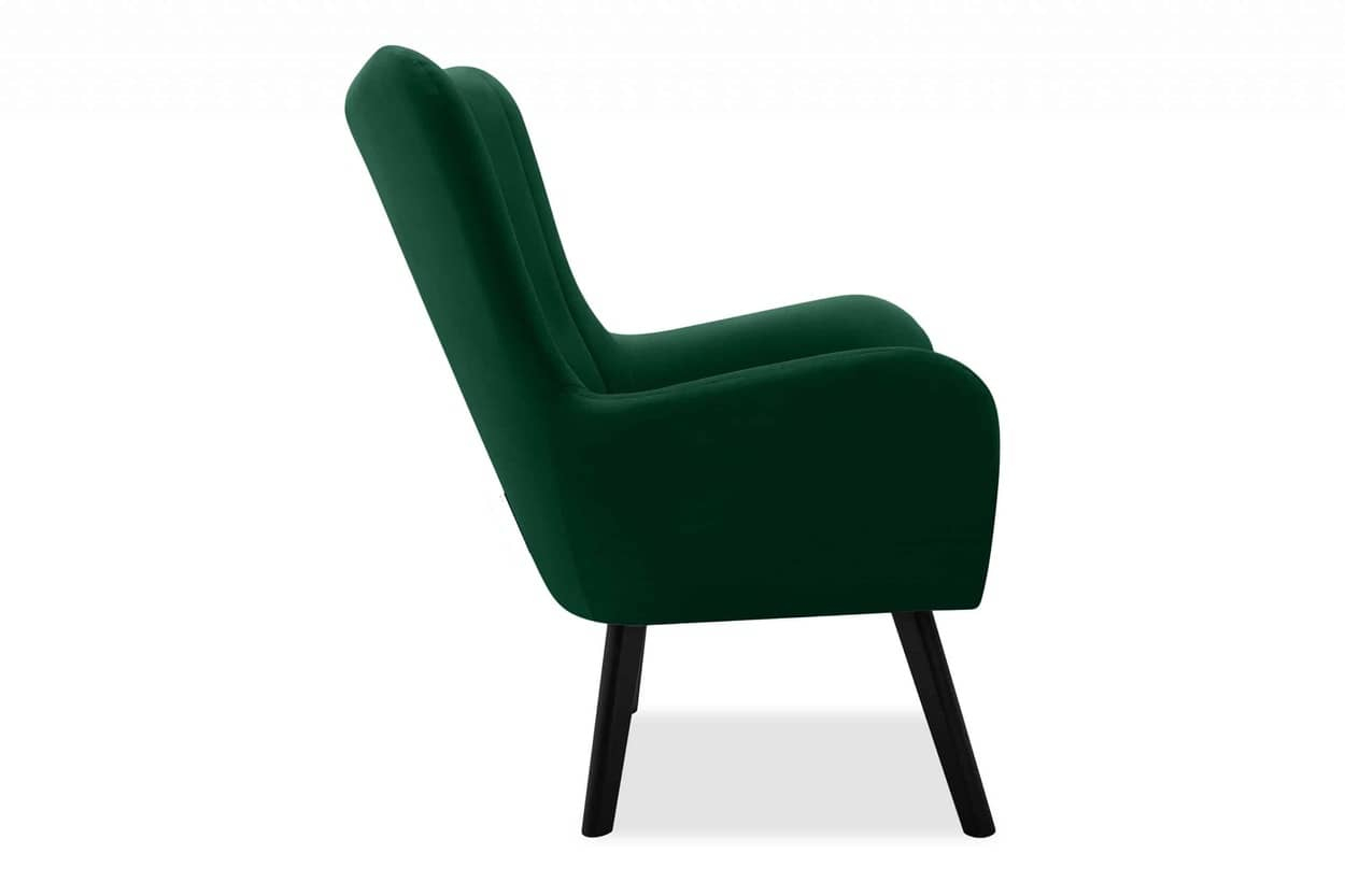 Fotelis GADO, žalias, 76x78x100 cm