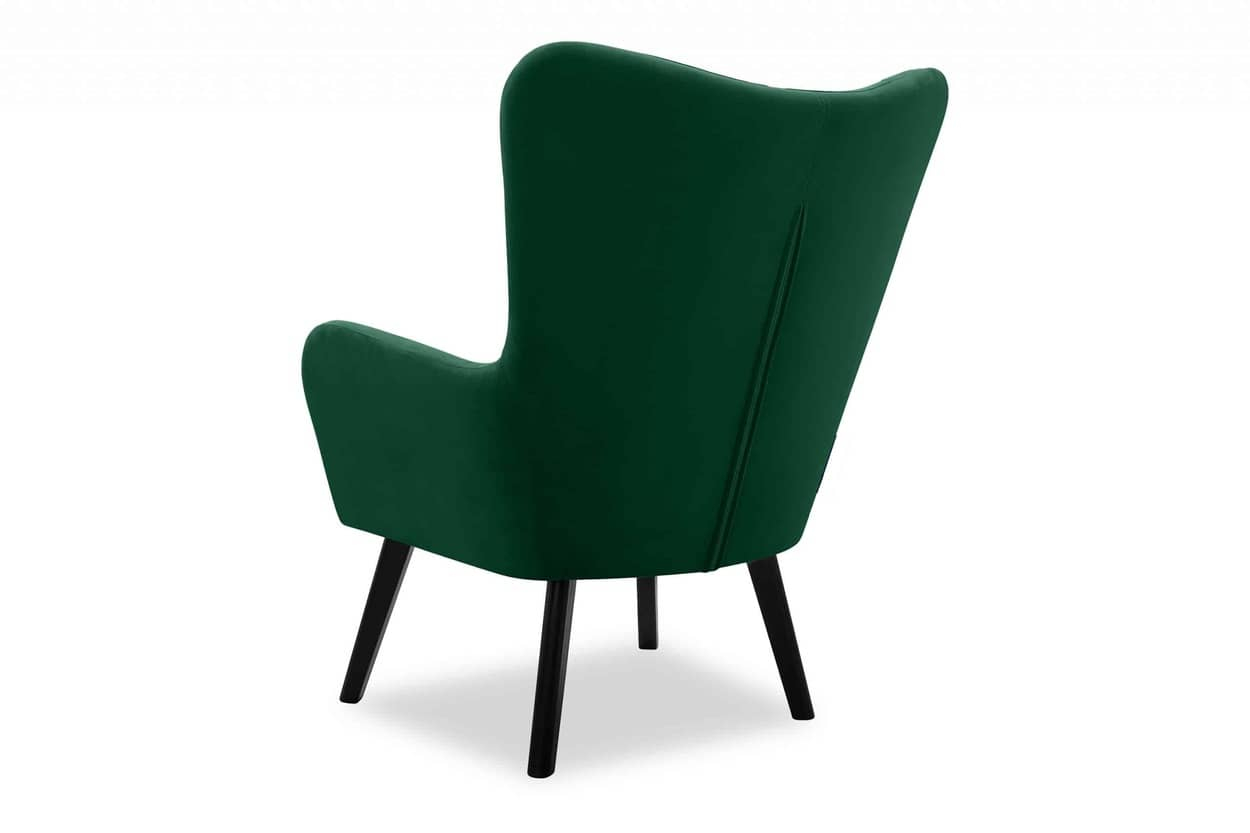 Fotelis GADO, žalias, 76x78x100 cm