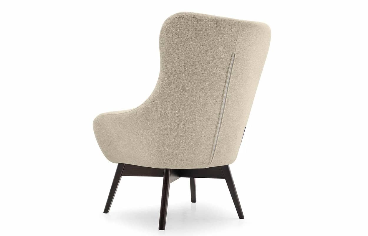 Fotelis RAMO, smėlio, 88x88x108 cm