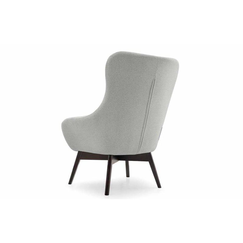 Fotelis RAMO, pilkas, 88x88x108 cm