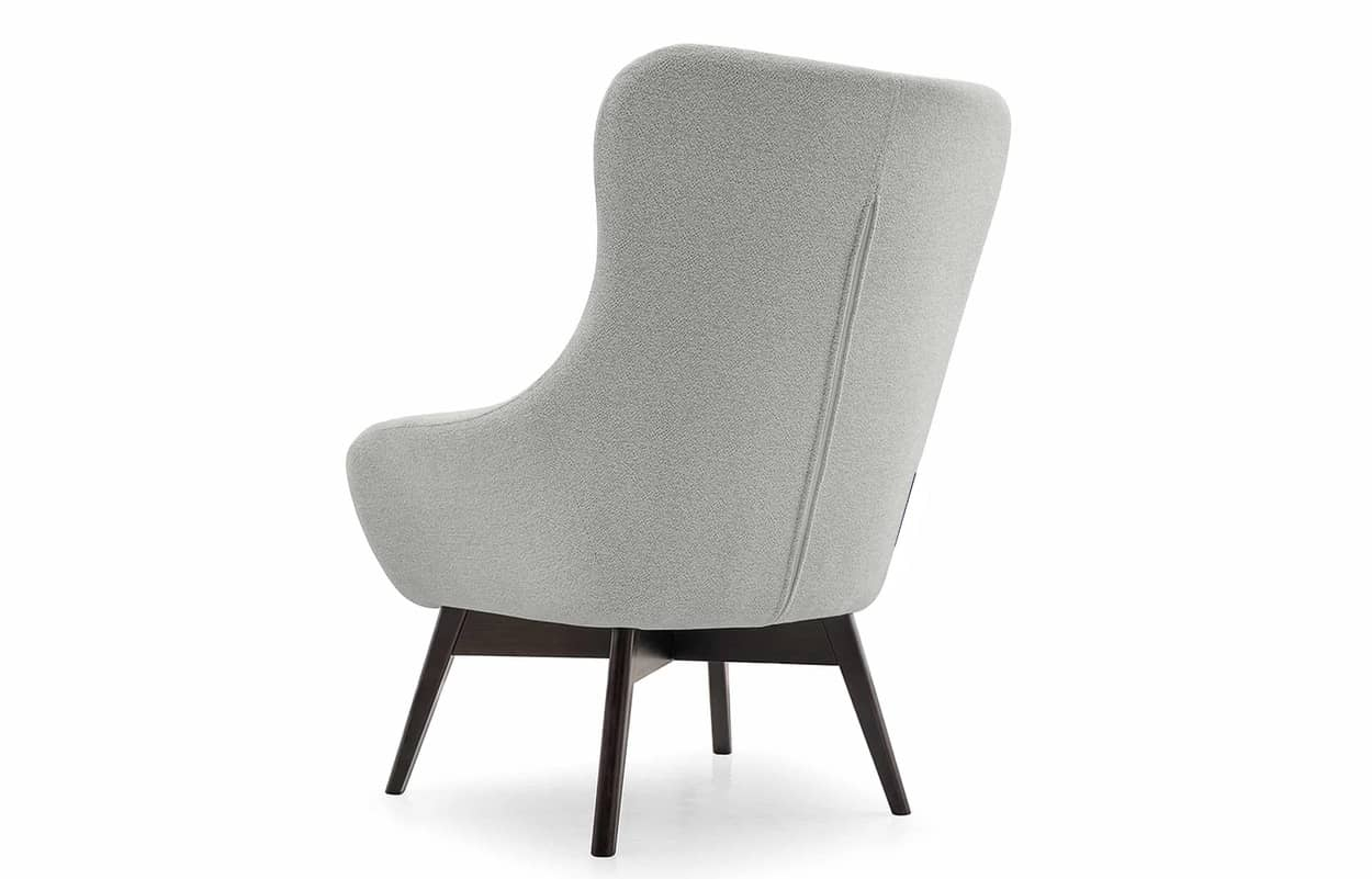 Fotelis RAMO, pilkas, 88x88x108 cm