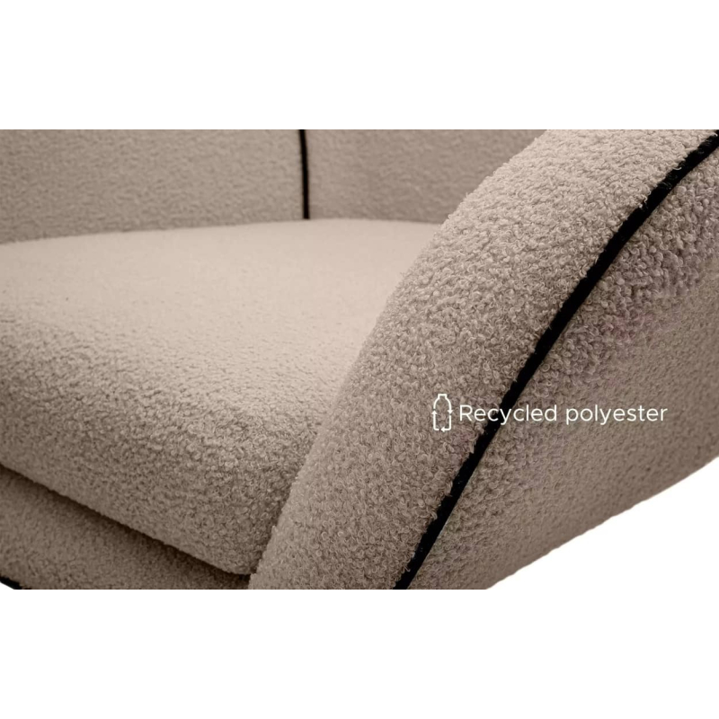 Biuro kėdė QUARO, ruda, 88x88x110 cm.