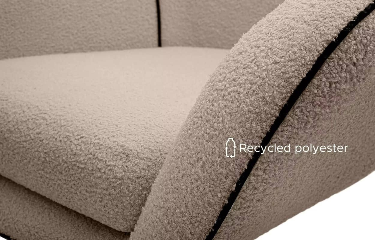 Biuro kėdė QUARO, ruda, 88x88x110 cm.