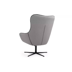 Biuro kėdė QUARO, šviesiai pilka, 88x88x110 cm.