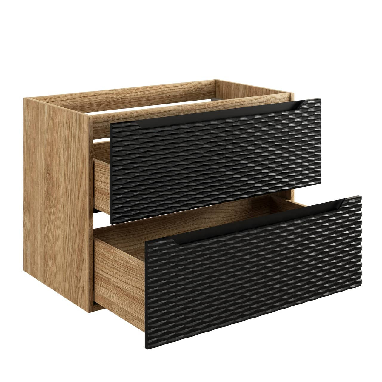 Pakabinama vonios spintelė su praustuvu 828 OCEAN NERO