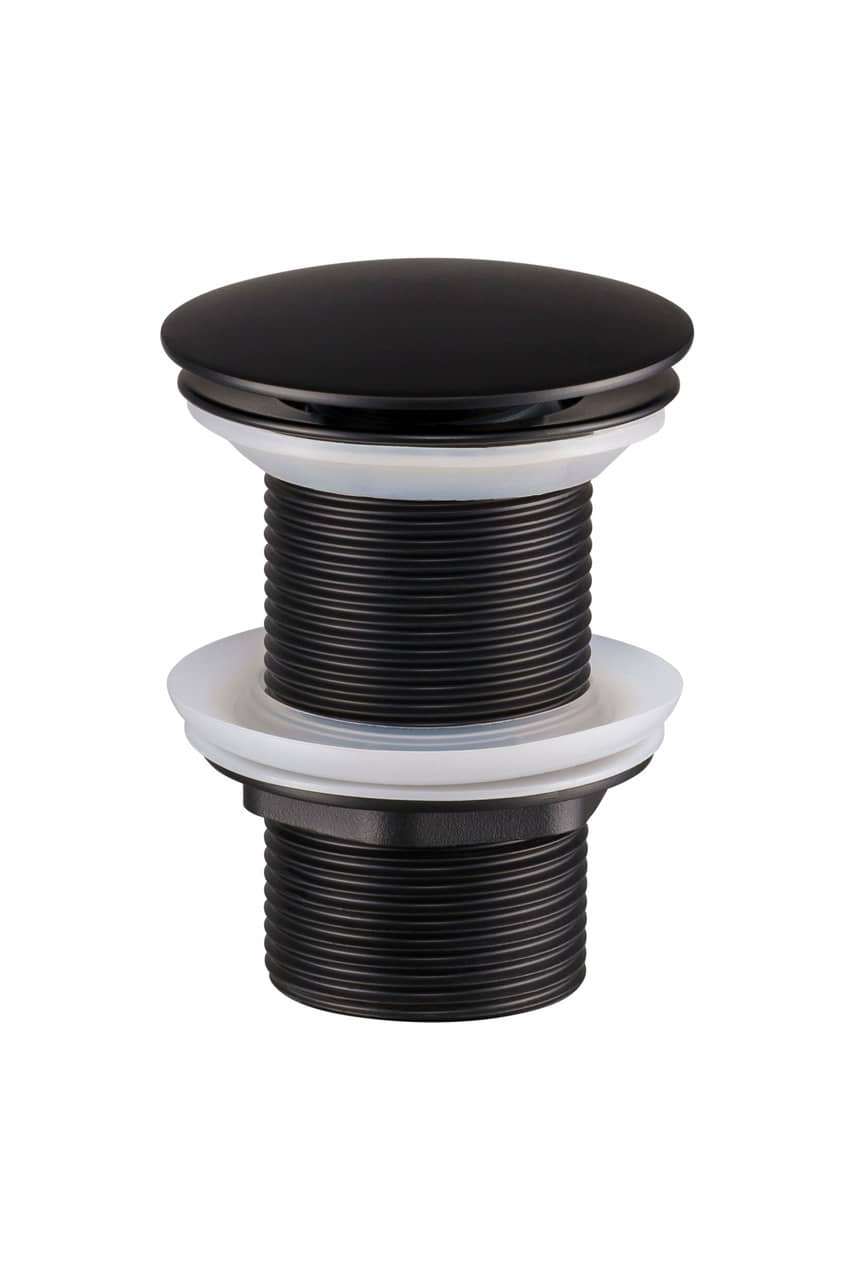 Praustuvo dugno vožtuvas, juodas