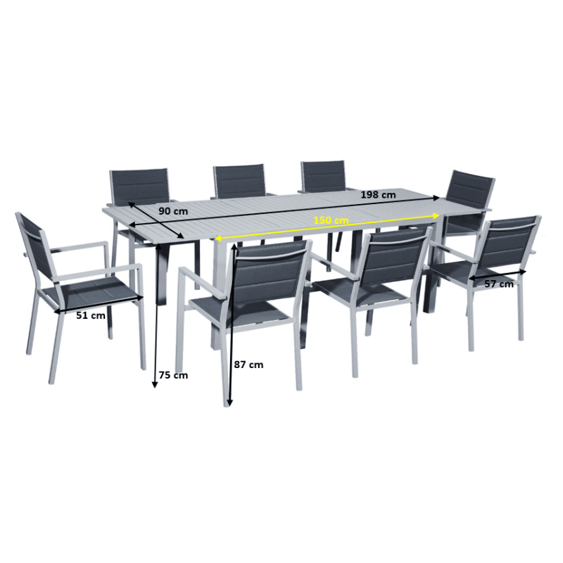 Lauko baldų komplektas DIVER