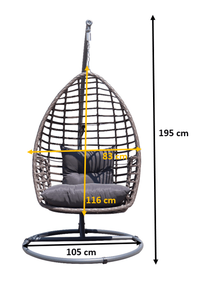 Pakabinamas krėslas PIA