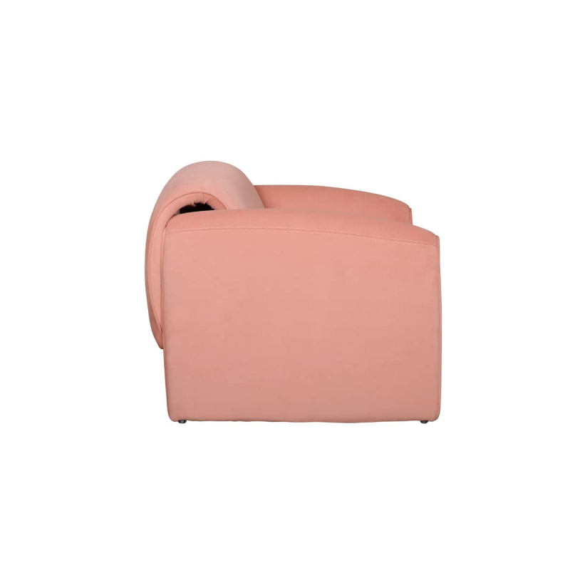 Fotelis NUA, rožinis, 90x81x64 cm
