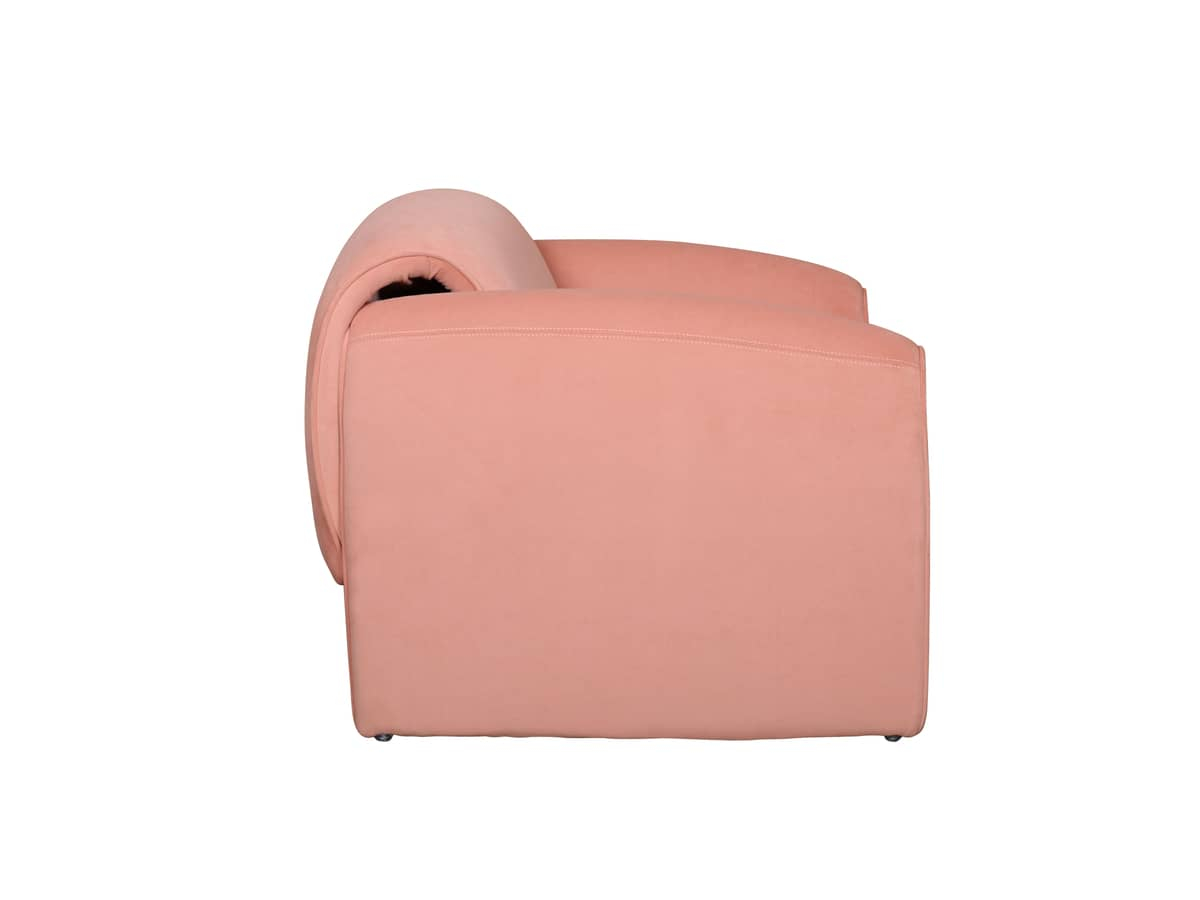 Fotelis NUA, rožinis, 90x81x64 cm