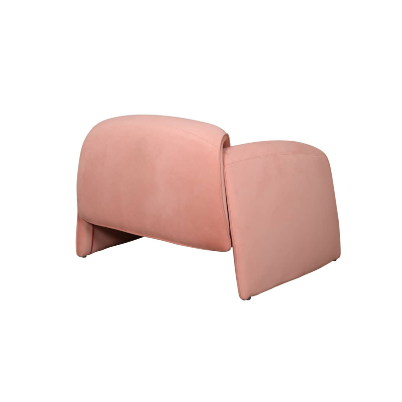 Fotelis NUA, rožinis, 90x81x64 cm