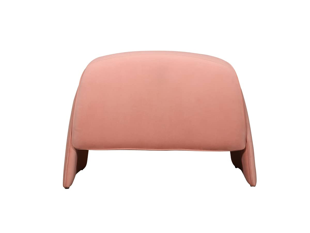 Fotelis NUA, rožinis, 90x81x64 cm