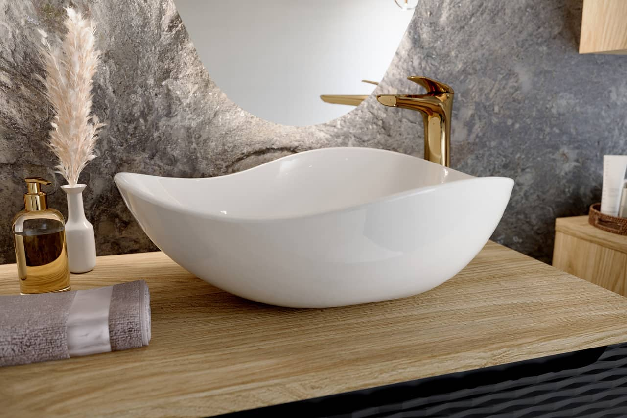 Pastatomas praustuvas CLOUD, 51x39x19 cm