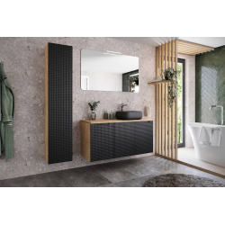 Pakabinama vonios spintelė 800 LUXOR NERO