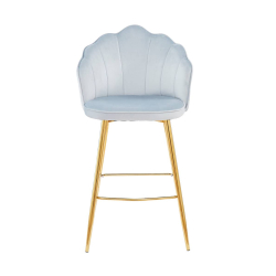 Baro kėdė SF396, pilka, 52x54x100 cm
