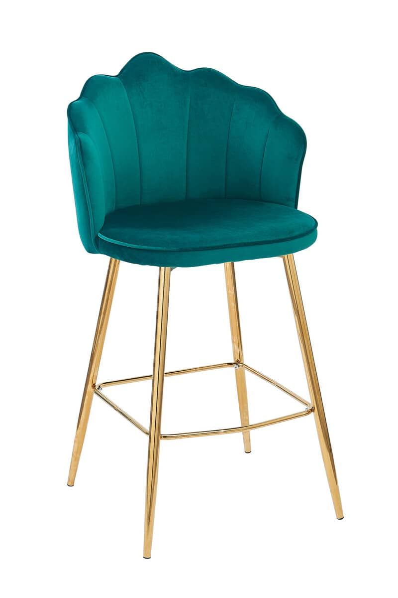 Baro kėdė SF396, žalia, 52x54x100 cm