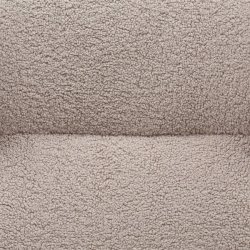 Fotelis su pufu SF367, taupe, 79x82x103 cm