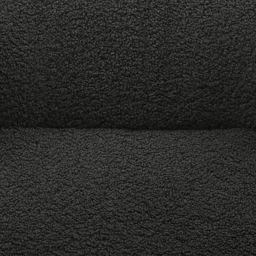 Fotelis su pufu SF367, antracito, 79x82x103 cm