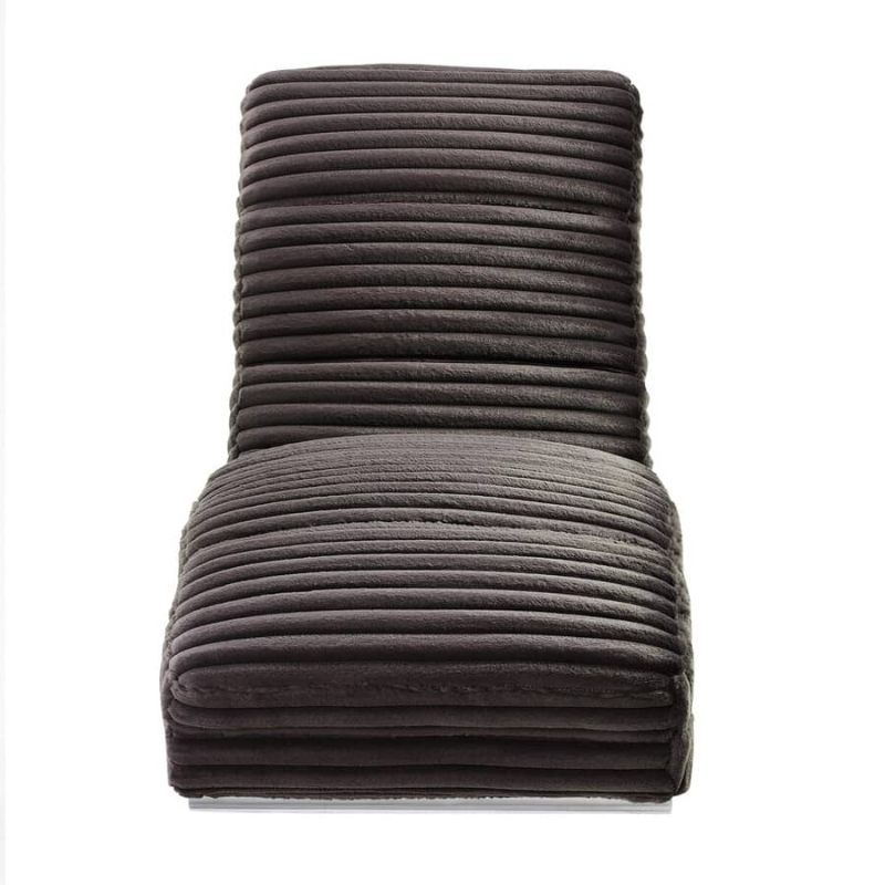 Fotelis / Gultas SF636, juodas, 60x170x82 cm