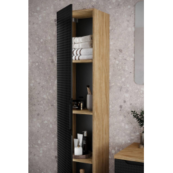 Pakabinama vonios spintelė 800 LUXOR NERO