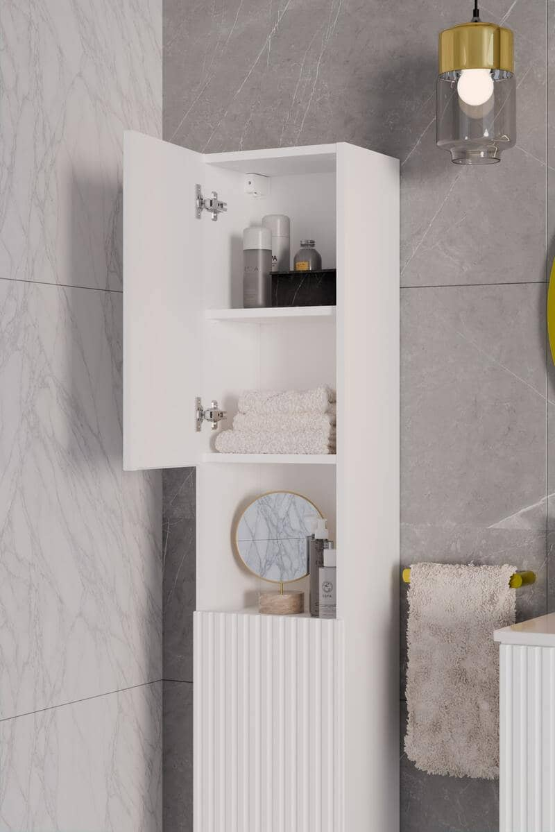 Pakabinama vonios spintelė 800 NOVA WHITE