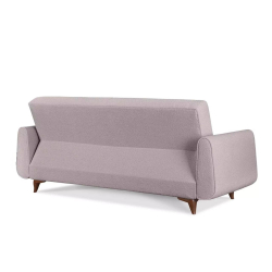 Sofa GUSTA TEDDY, pilka, 230x98x98 cm