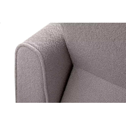 Sofa GUSTA TEDDY, pilka, 230x98x98 cm