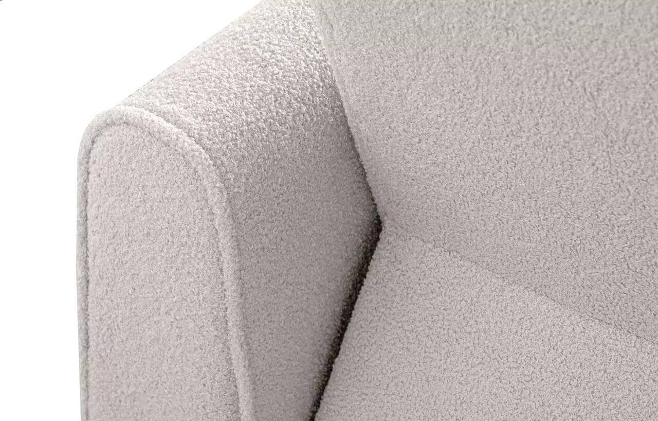 Sofa GUSTA TEDDY, balta, 230x98x98 cm