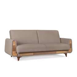 Sofa GUSTA TEDDY, ruda, 230x98x98 cm