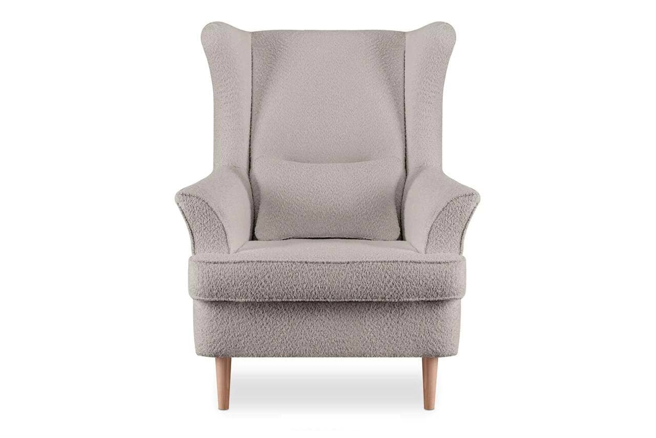 Fotelis STRAL BOUCLE, beige, 82x80x108 cm