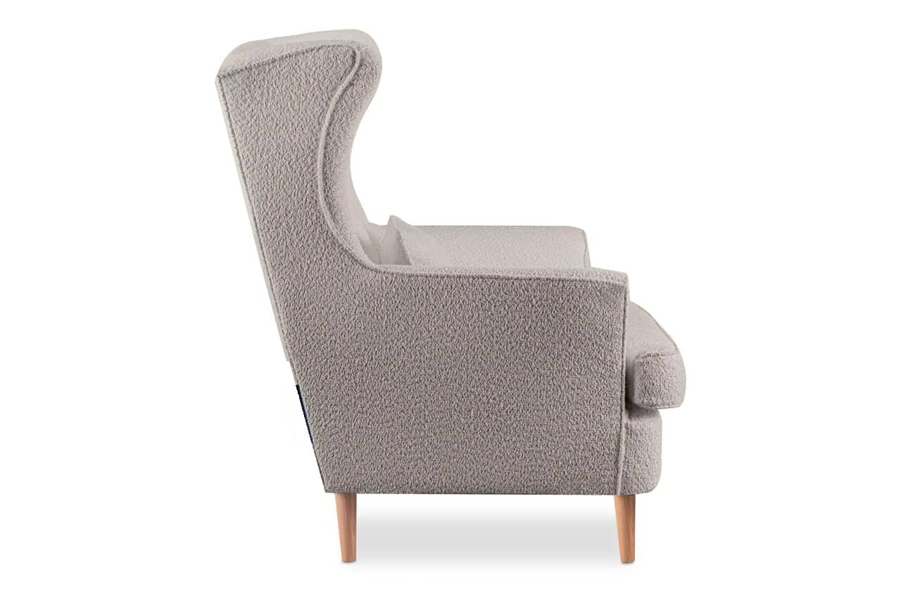 Fotelis STRAL BOUCLE, beige, 82x80x108 cm