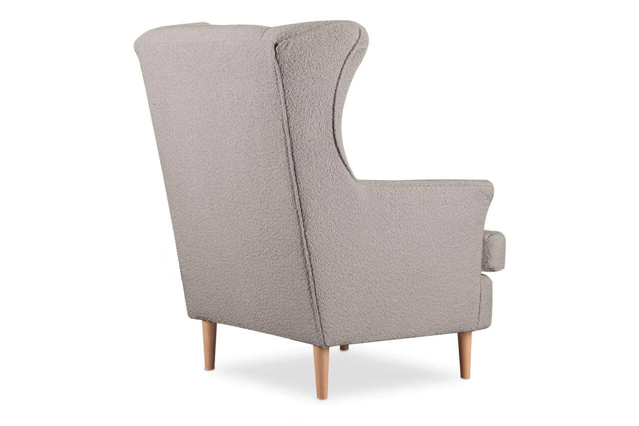 Fotelis STRAL BOUCLE, beige, 82x80x108 cm