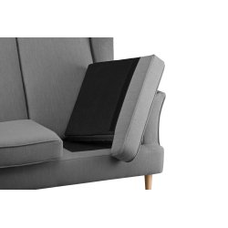 Sofa STRAL, pilka, 136x96x106 cm