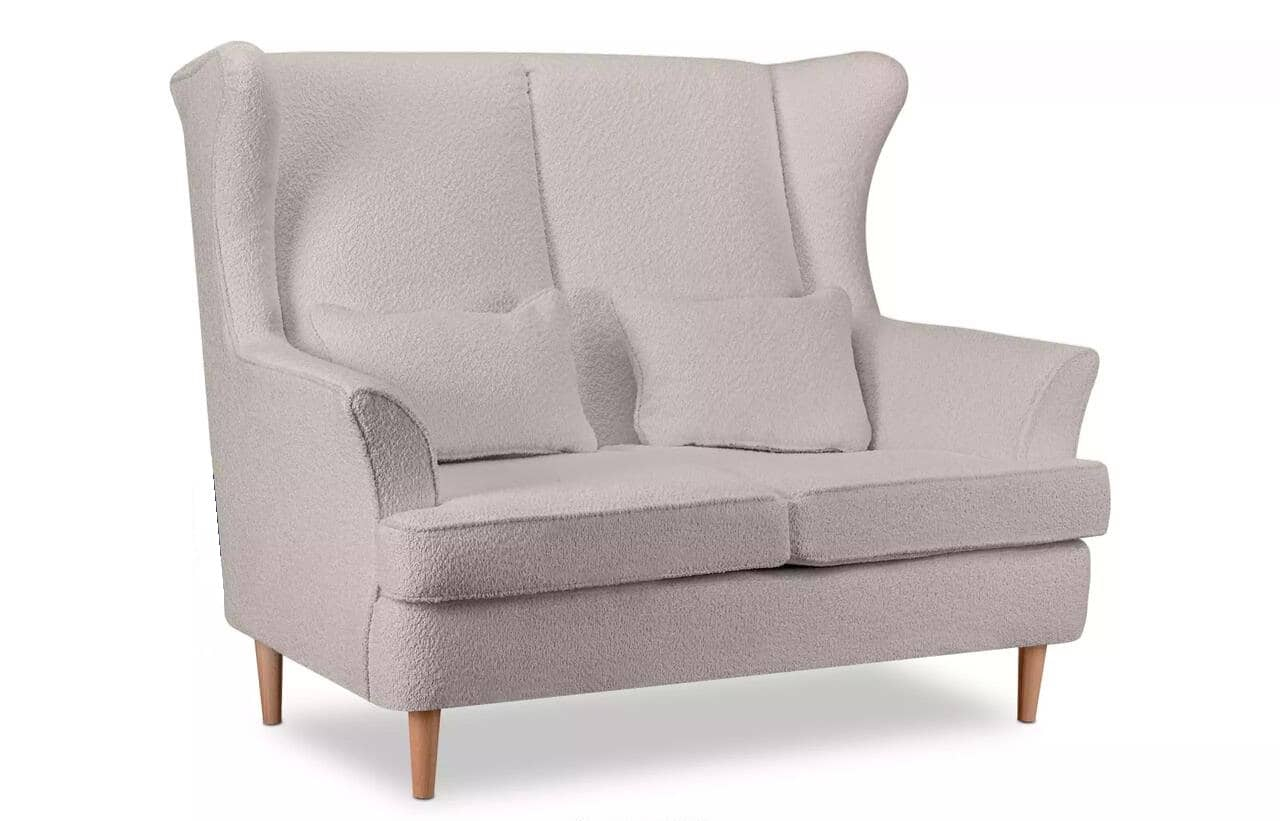 Sofa STRAL BOUCLE, smėlio, 136x96x106 cm